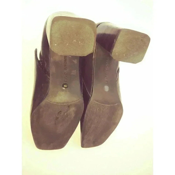 Enzo Angiolini Black Womens Ankles Boots Sz 7M - Picture 9 of 9